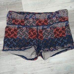 American Eagle Floral workout shorts